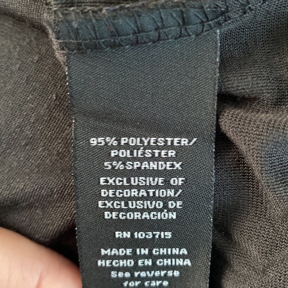 Zac & Rachel Black Ribbed Velour Long Sleeve Top. Size XXL. NWT - Picture 10 of 12